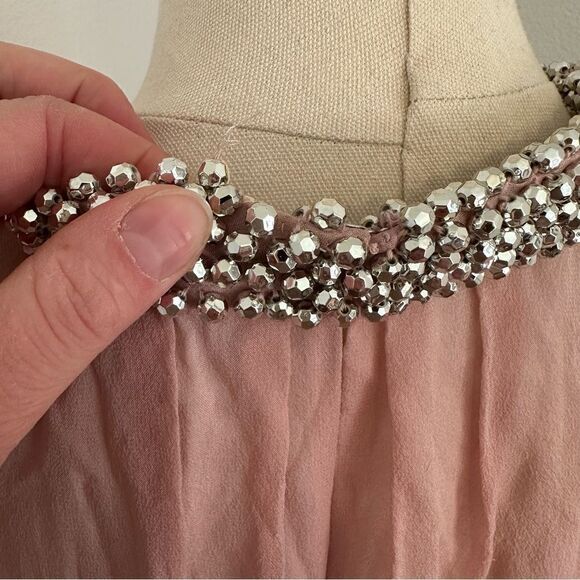 [Diane Von Furstenberg] NWT Pink Silk Dress - Size 8 - Picture 5 of 8